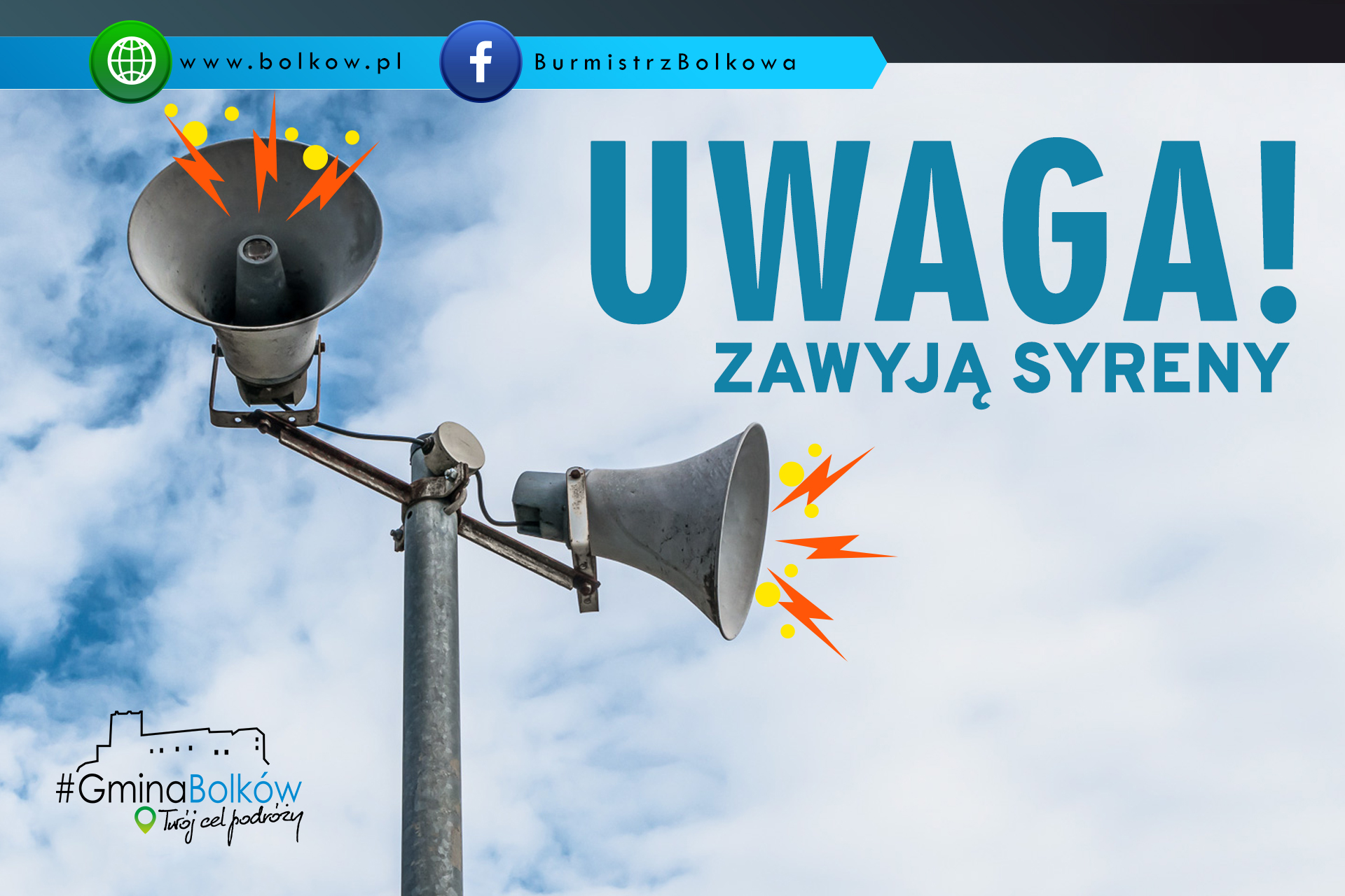 UWAGA Zawyje alarm