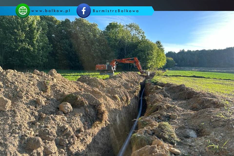 Budowa sieci wodociągowej dla mieszkańców wsi Gorzanowice