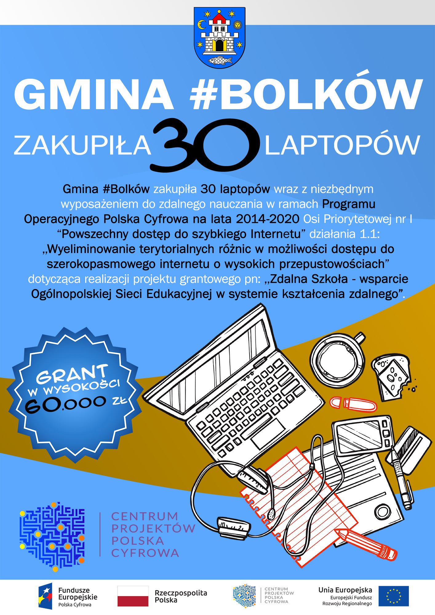 2020013 30 laptopow plakat