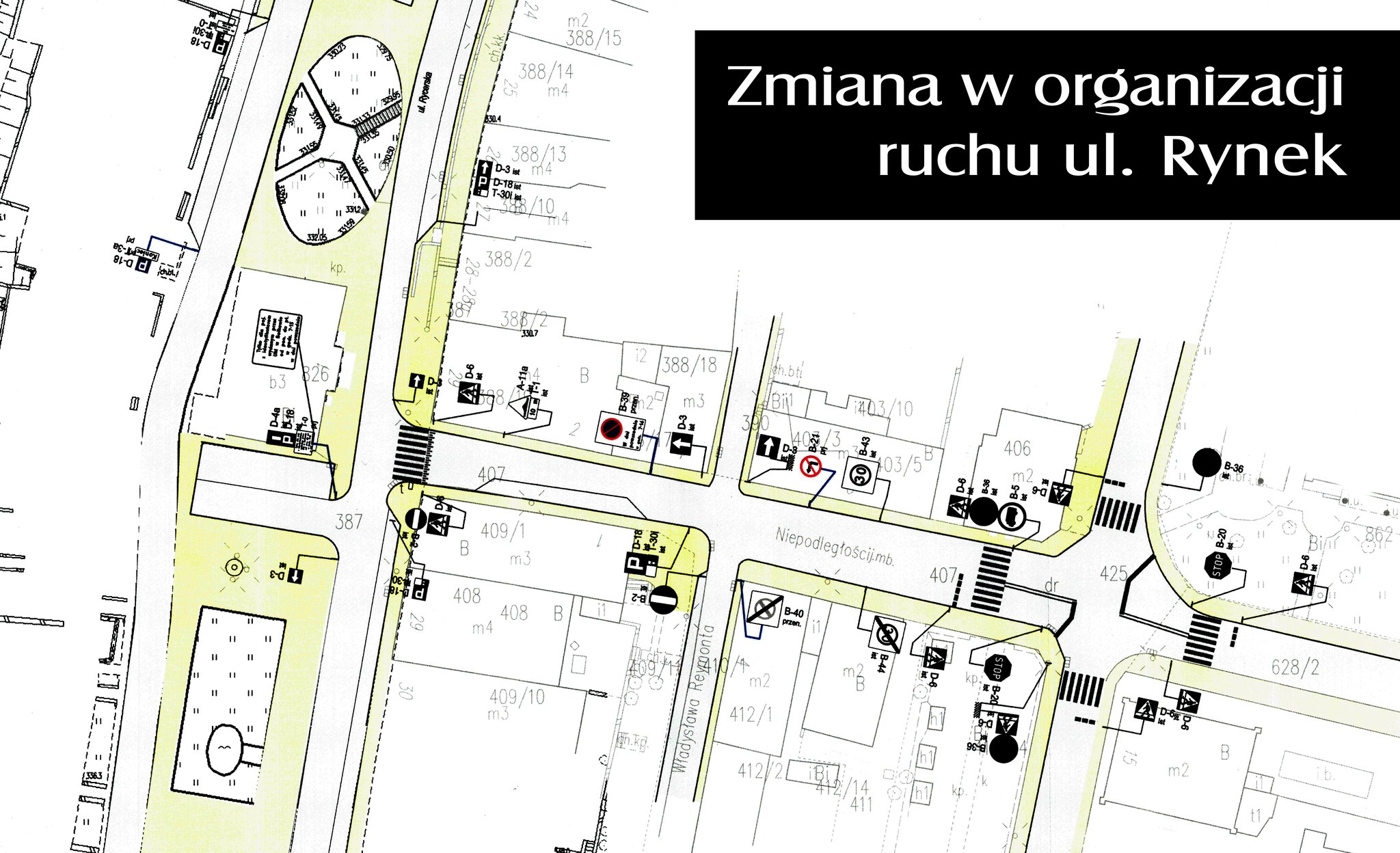 zmiana organizacji ruchu ul rynek